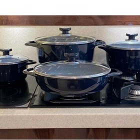 سرویس 8 پارچه مدل ویکتوریا MRA-سرمه ای سنباده ای-عروس