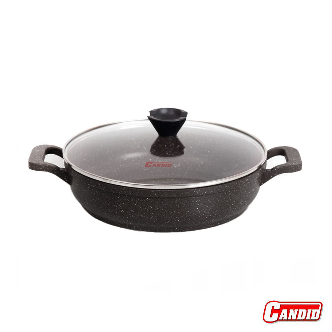 تابه دودسته 28 - AA - پروانه گرانیت مشکی در پیرکس-کاندید