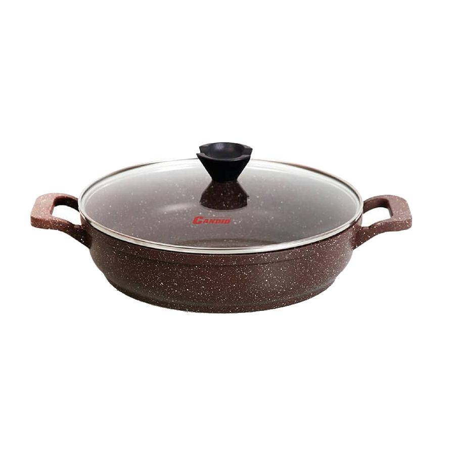 تابه دودسته 26 - طرح C -گرانیت دورو قهوه ای-در ترک-کاندید