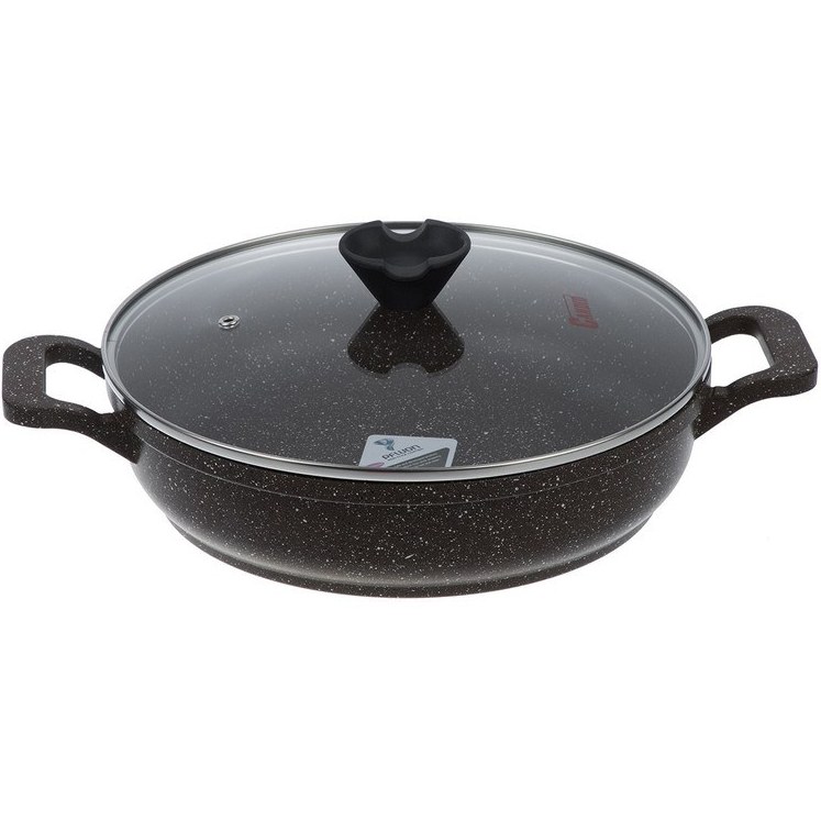 تابه دودسته 26 - طرح C - گرانیت مشکی در ترک -کاندید