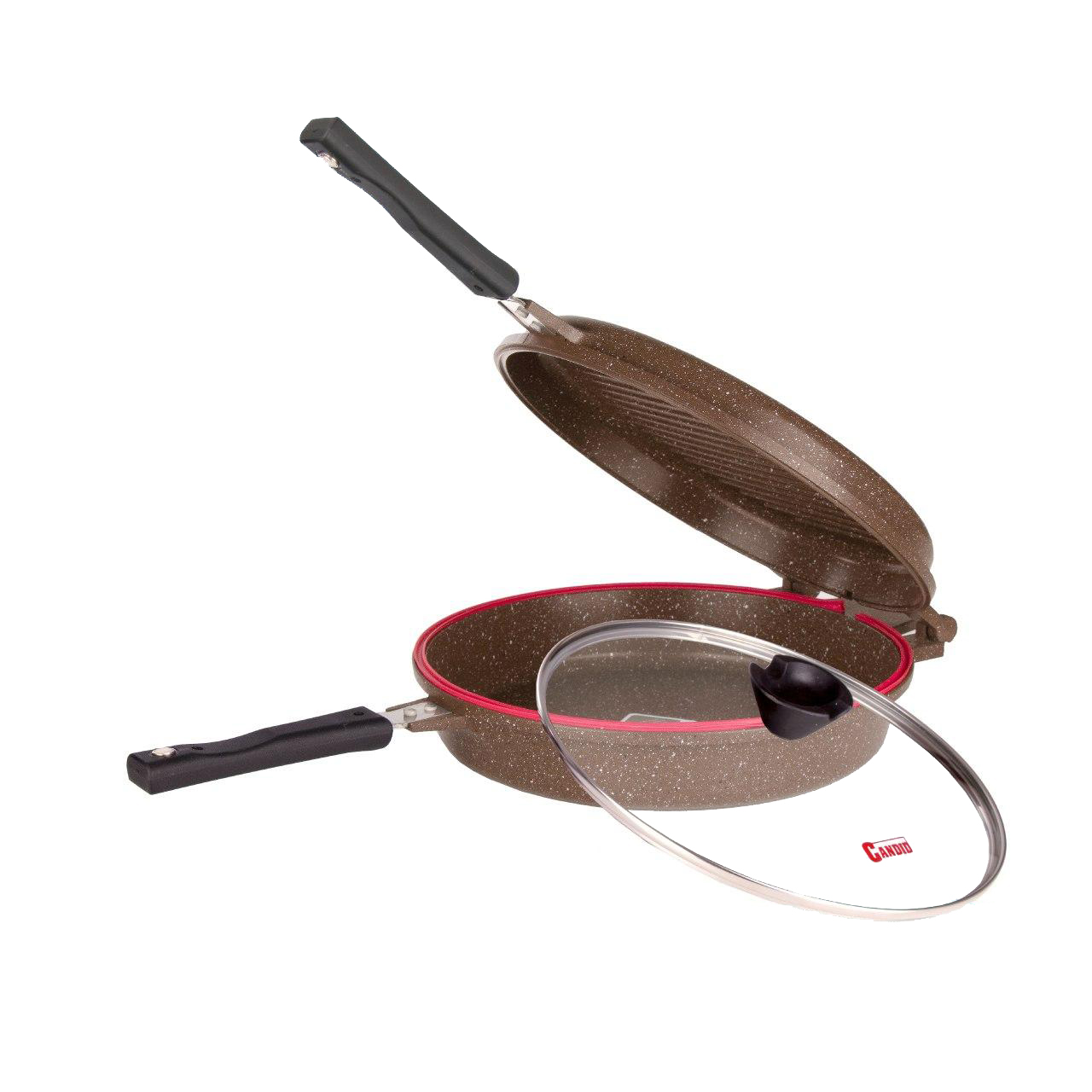 تابه دوبل گرد 28-گرانیت دورو قهواه ای-کاندید