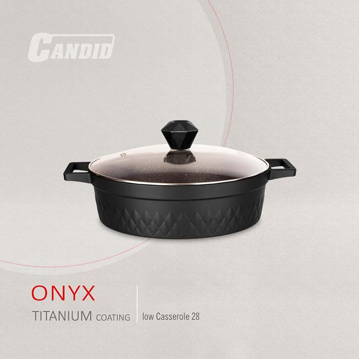 تابه دودسته 28 اونیکس-ام-تیتانیوم مشکی-کاندید