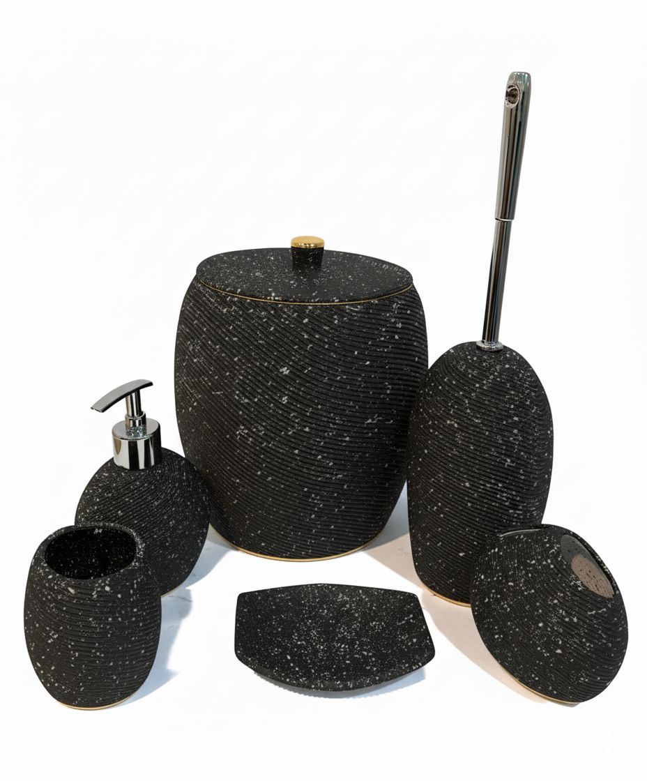 ست سرویس بهداشتی 6 تیکه مدل موج منحنی-ژیوار - Image 3