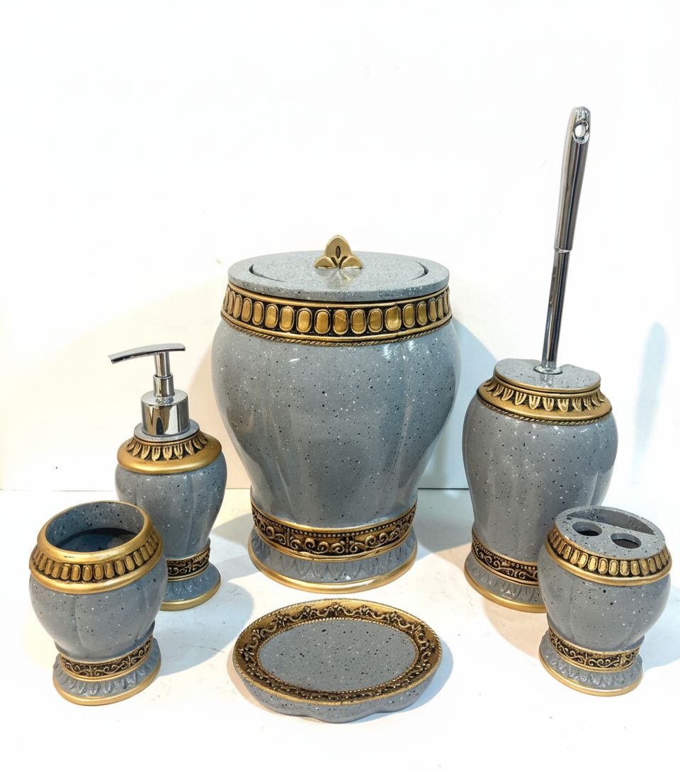 ست سرویس بهداشتی 6 تیکه مدل نگین-ژیوار - Image 3