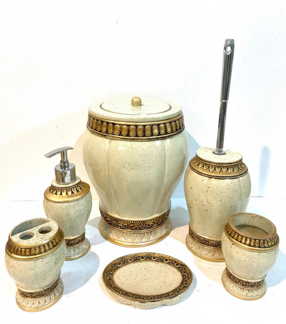 ست سرویس بهداشتی 6 تیکه مدل نگین-ژیوار - Image 5