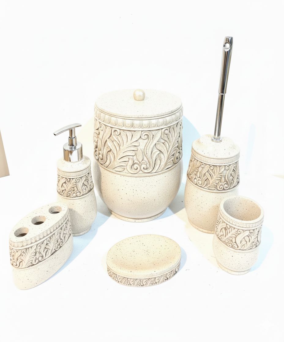 ست سرویس بهداشتی 6 تیکه مدل کاج-ژیوار - Image 3