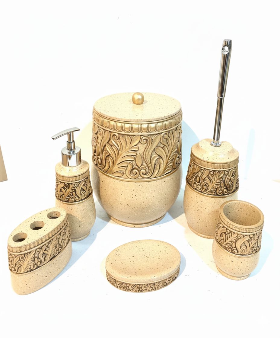 ست سرویس بهداشتی 6 تیکه مدل کاج-ژیوار - Image 5